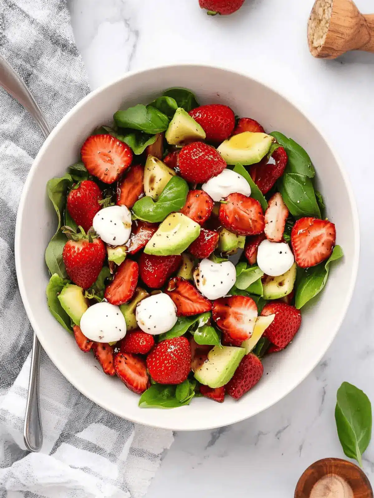 Strawberry Salad with Balsamic