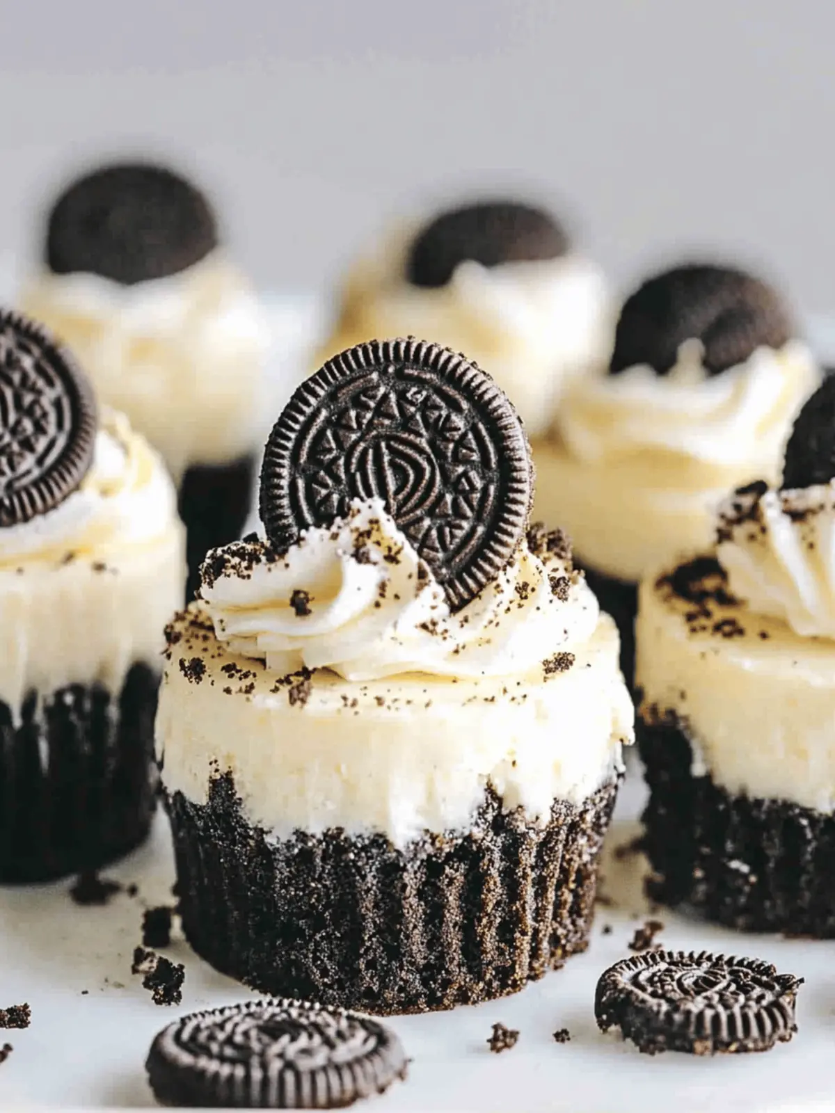 Irresistible Mini Oreo Cheesecake Bites You Can Make Ahead 2 Mini Oreo Cheesecake Bites
