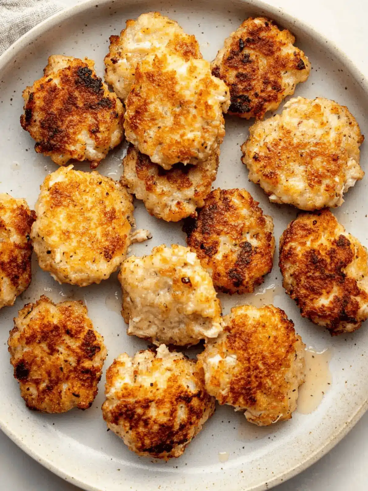 3 Ingredient Ranch Chicken Fritters
