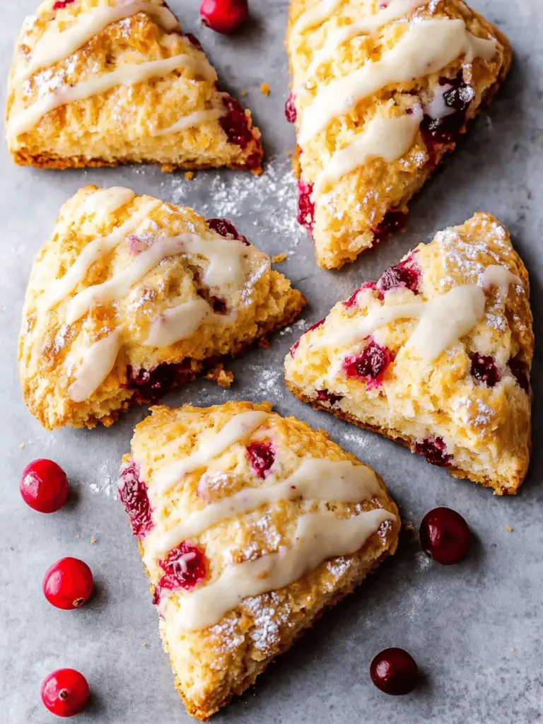 Cranberry Orange Scones