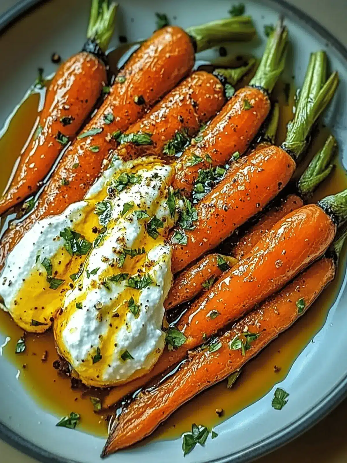 Roasted Carrots with Whipped Ricotta and Hot Honey Bliss 5 Roasted Carrots with Whipped Ricotta and Hot Honey