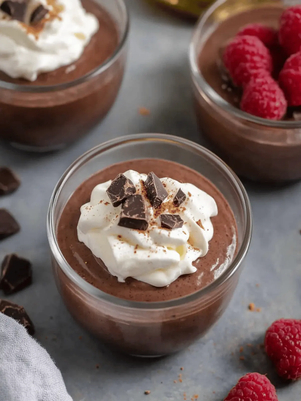 High Protein Chocolate Pudding