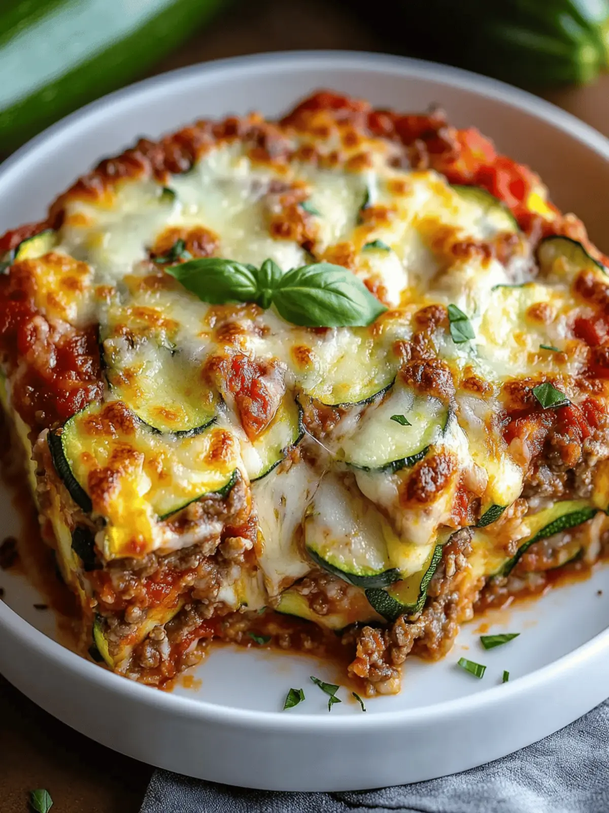 Zucchini Pizza Casserole: A Comforting Low-Carb Delight 4 Zucchini Pizza Casserole