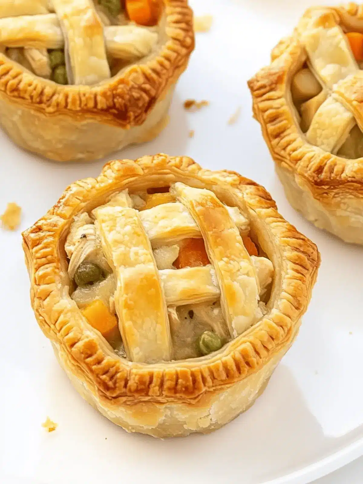 Mini Chicken Pot Pies: Cozy Comfort for Quick Dinners 4 Mini Chicken Pot Pies