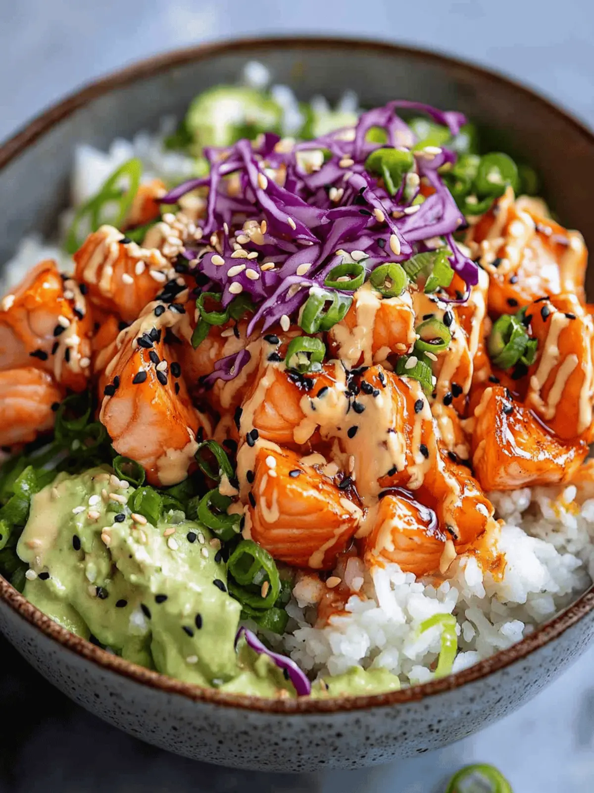 Delicious Asian Spicy Salmon Bowl That'll Spice Up Your Dinner 3 asian Spicy Salmon Bowl