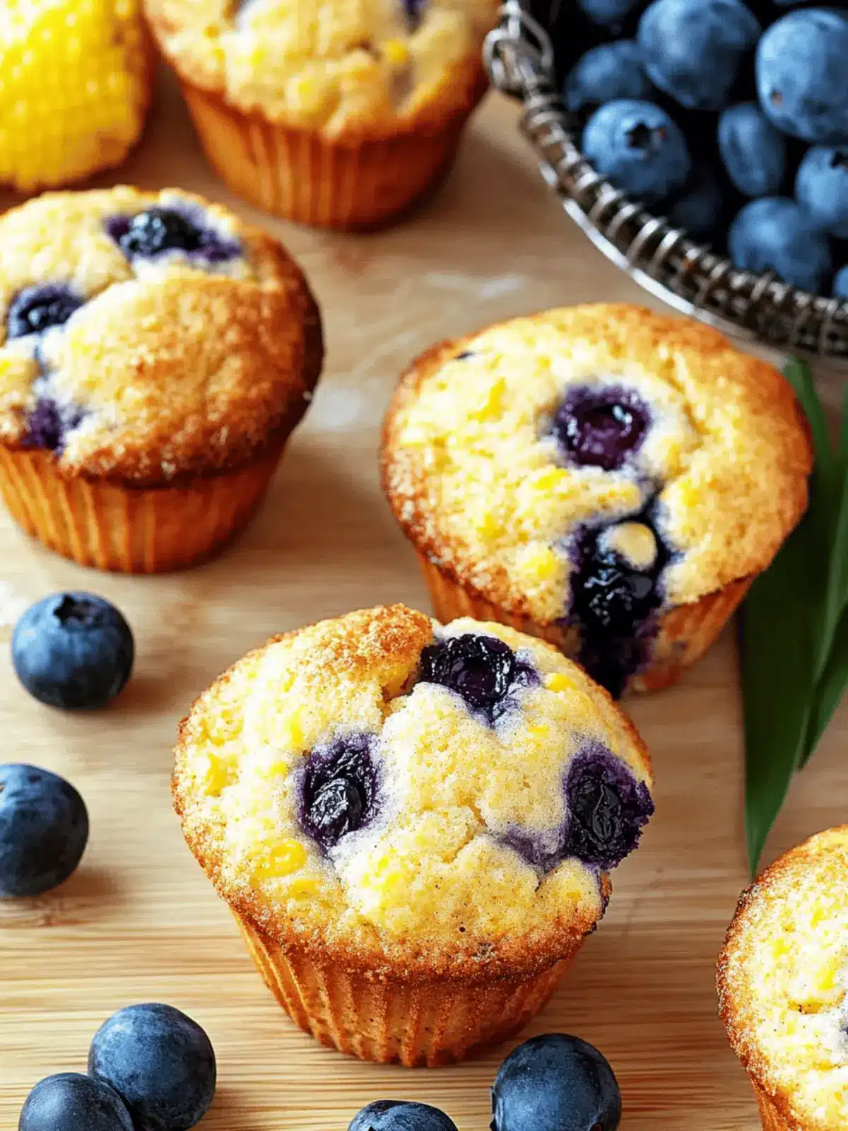 Blueberry Corn Muffins that Brighten Your Breakfast Vibe 4 Blueberry Corn Muffins