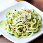 Savory Zucchini Noodles with Garlic and Parmesan Bliss 6 Zucchini Noodles