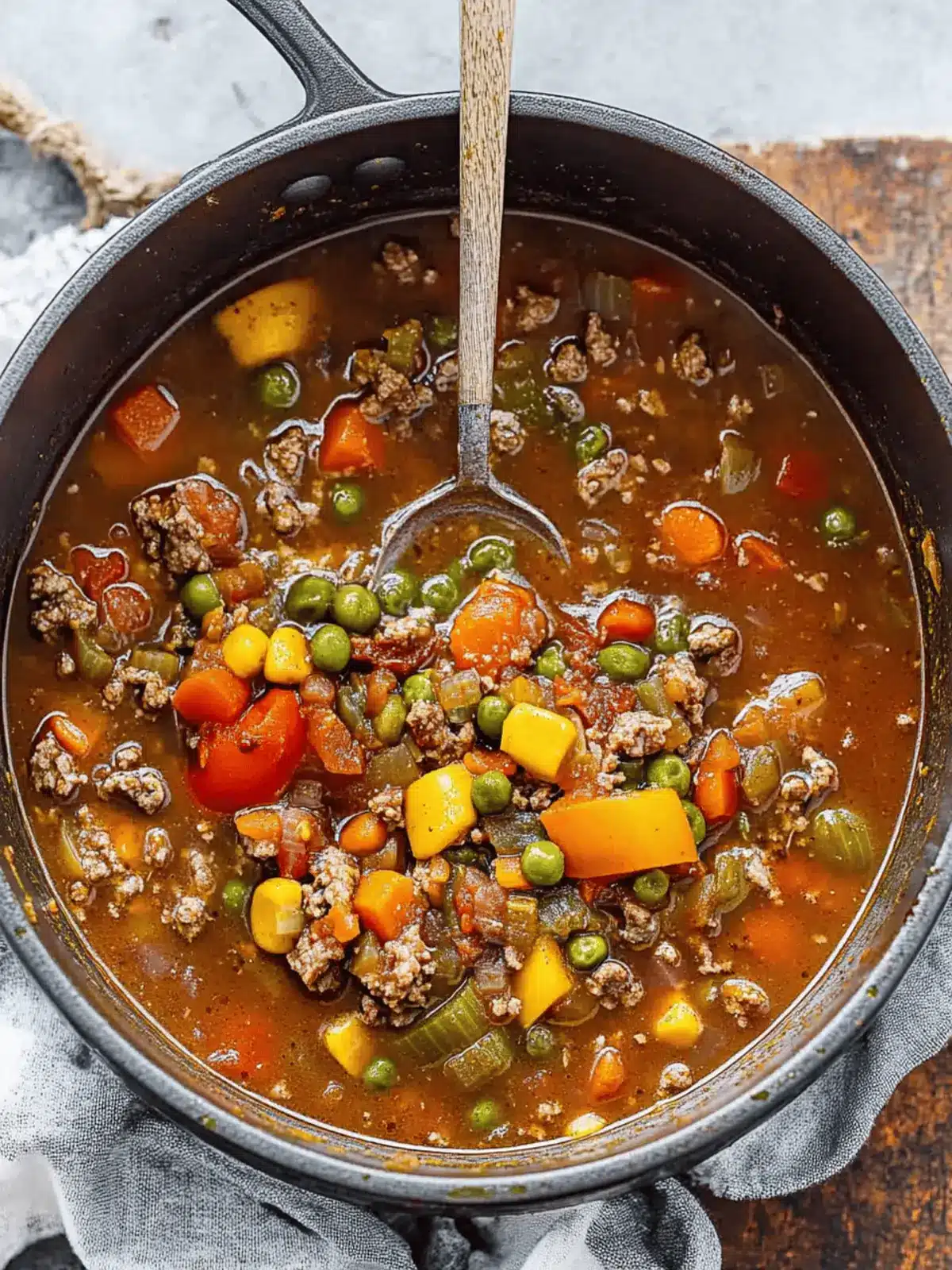 Crock Pot Cowboy Soup – Warm Comfort for Busy Nights 4 Crock Pot Cowboy Soup