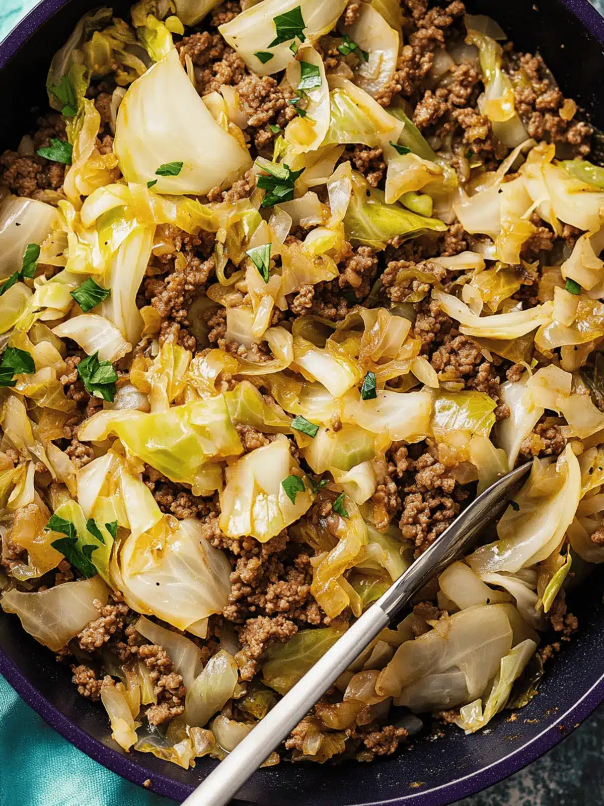 Ground Beef and Cabbage
