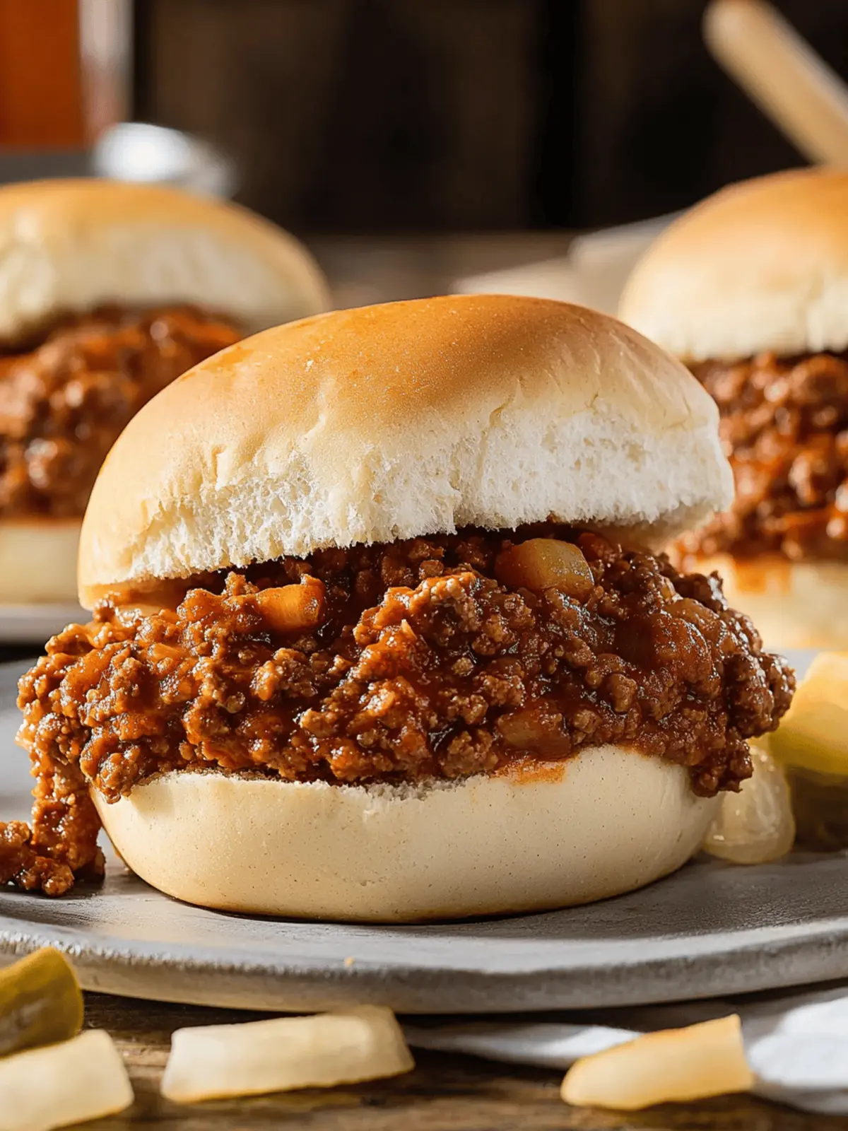 Slow Cooker Sloppy Joes