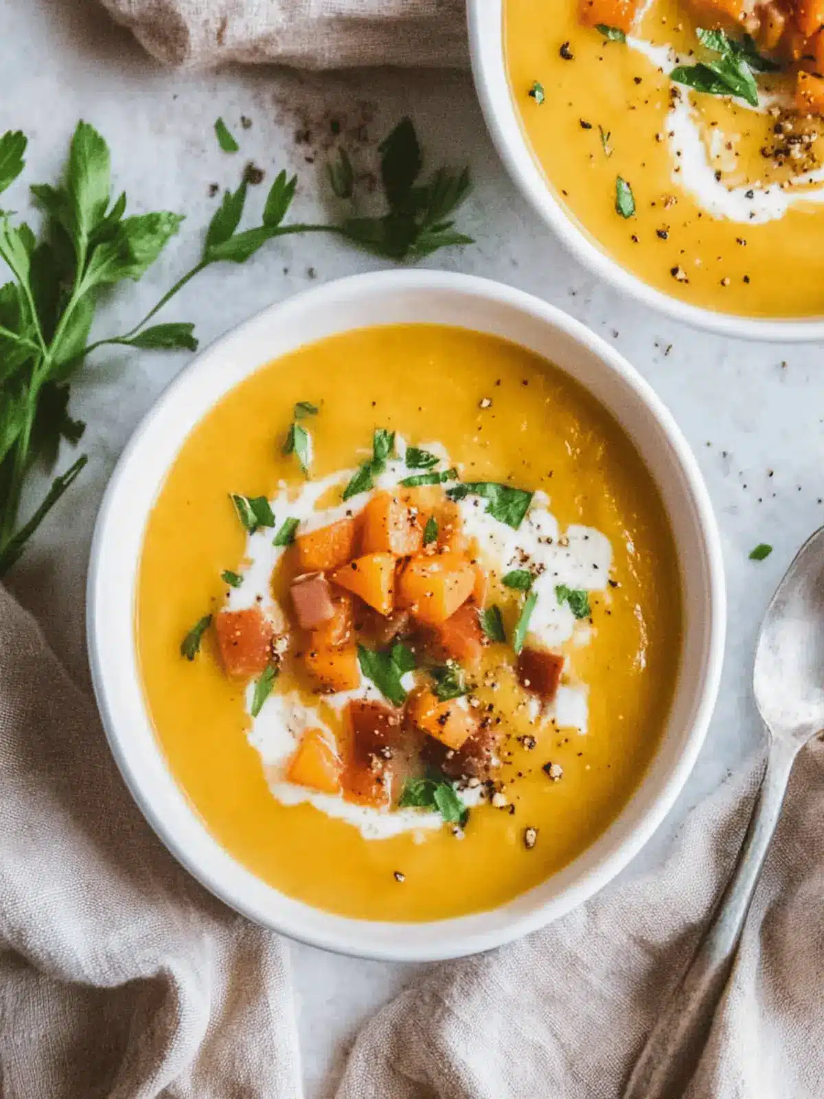 Chicken Soup with Butternut Squash