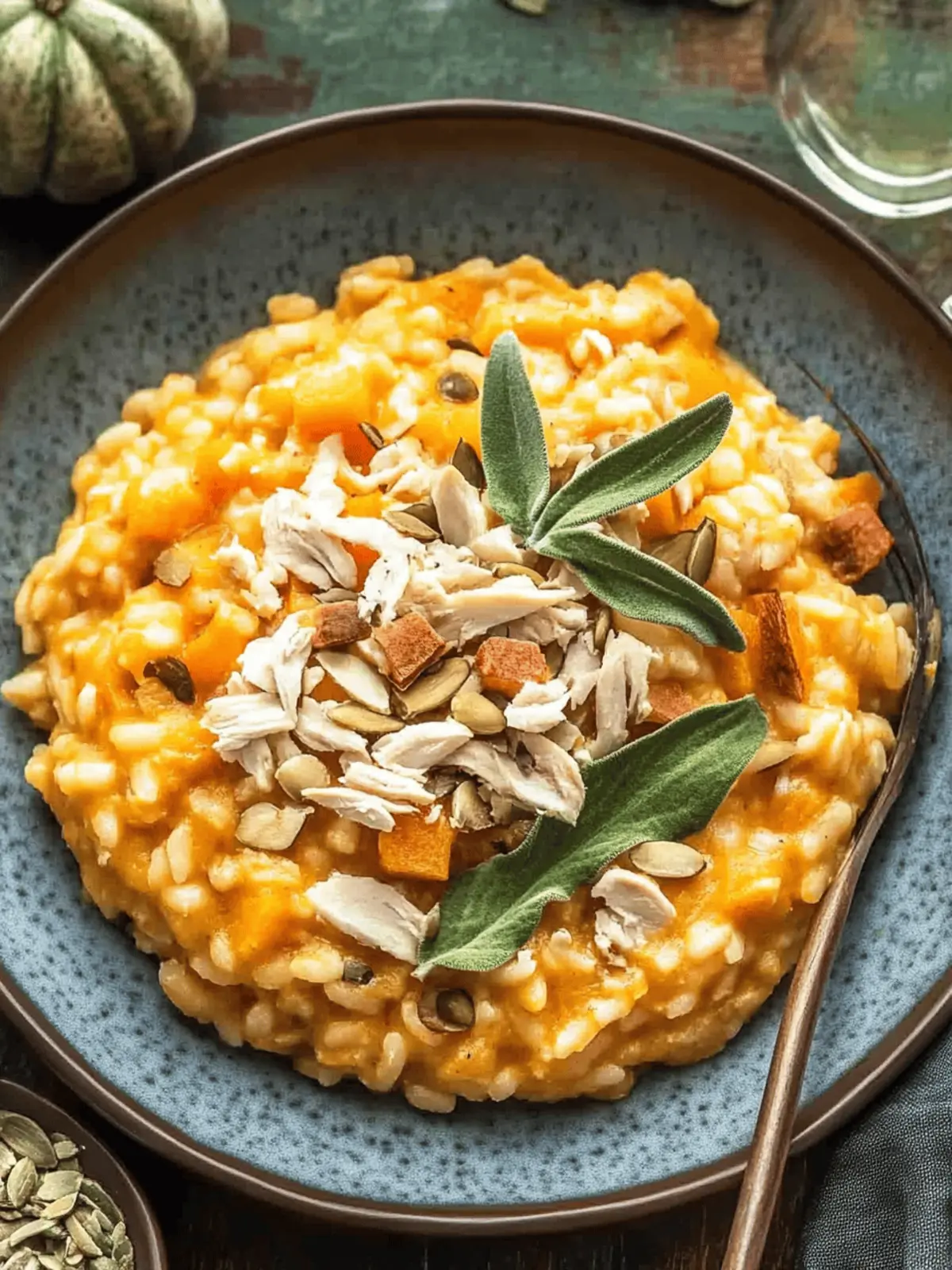 Chicken and Pumpkin Risotto