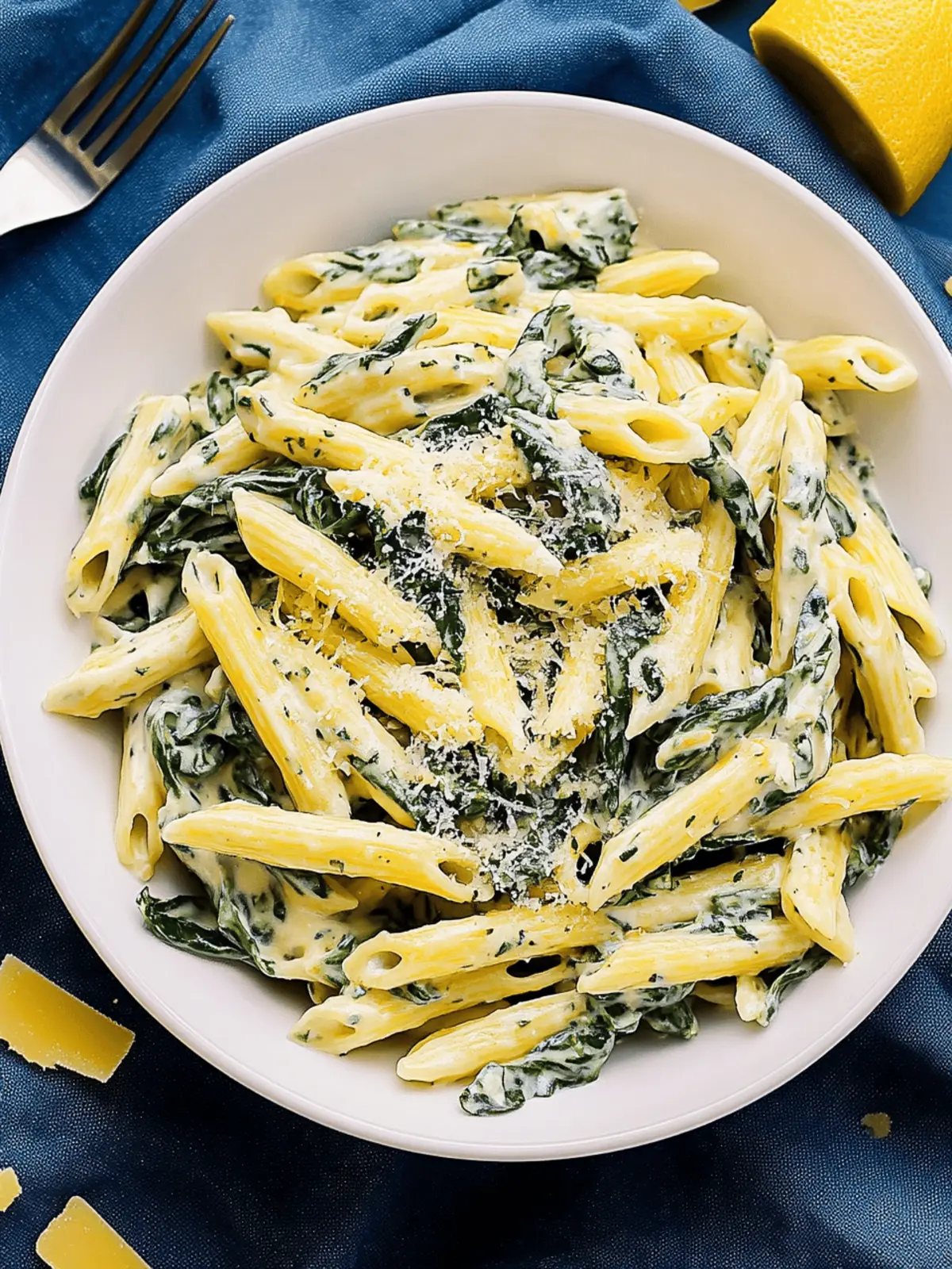 Creamy Garlic Parmesan Pasta with Spinach You’ll Love in 20 Minutes 4 Creamy Garlic Parmesan Pasta with Spinach