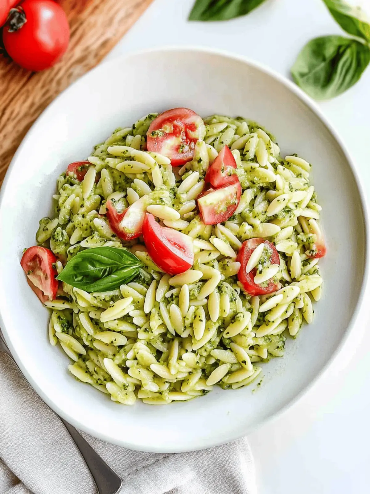 Delicious Pesto Orzo Salad: Fresh, Fast & Flavor-Packed! 4 Pesto Orzo Salad