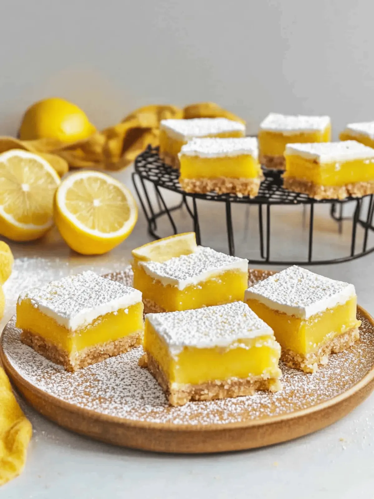 Deliciously Easy Vegan Lemon Bars That Brighten Your Day 2 Easy Vegan Lemon Bars