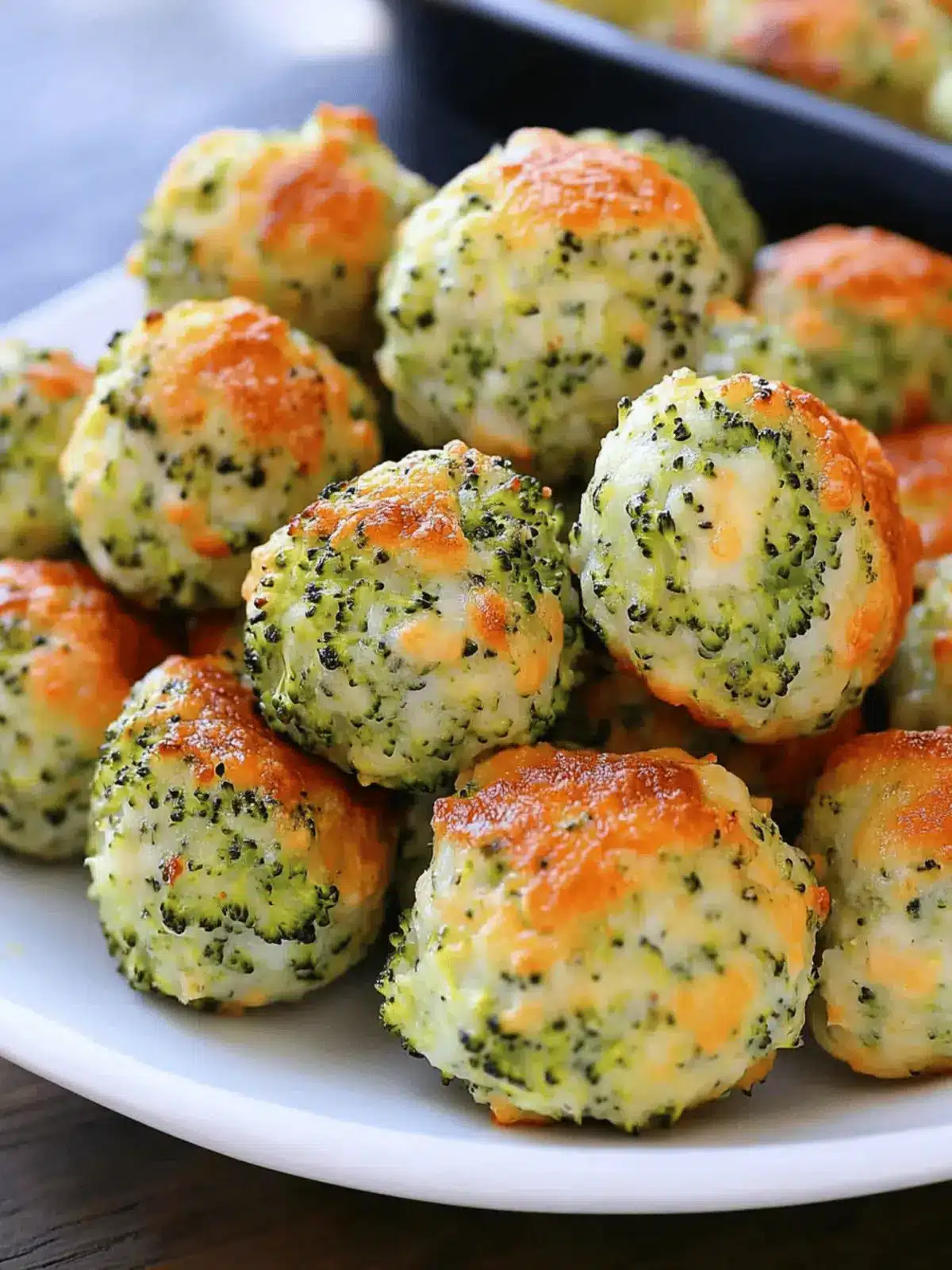 Cheesy Baked Broccoli Cheese Balls for Guilt-Free Snacking 4 Baked Broccoli Cheese Balls