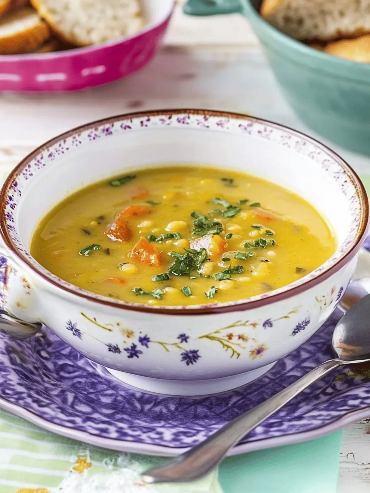 Hearty Split Pea Soup: Comforting Slow Cooker Delight 4 Split Pea Soup