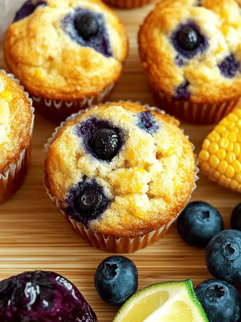 Blueberry Corn Muffins
