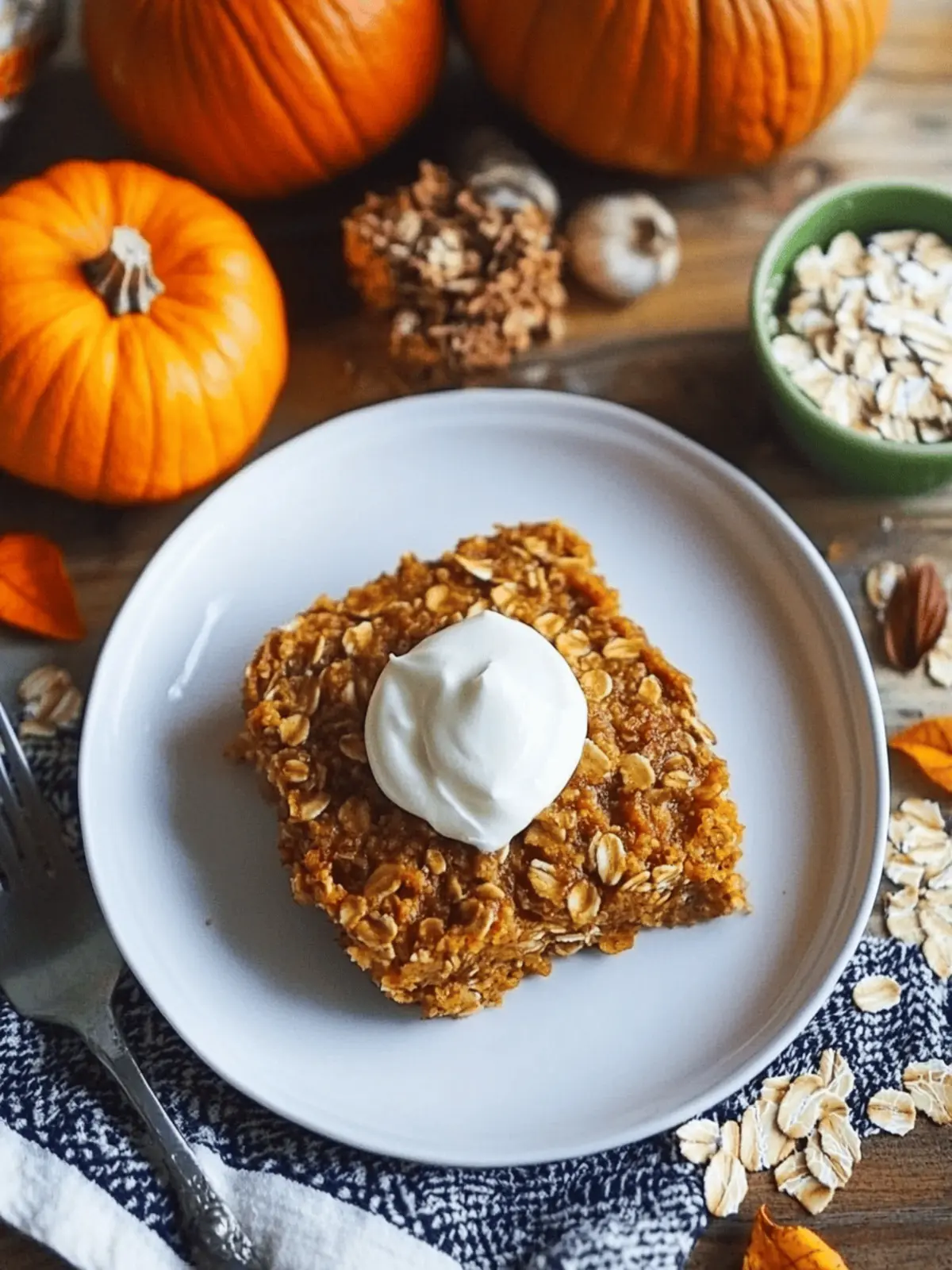 Cozy Baked Pumpkin Oatmeal for a Delicious Fall Breakfast 3 Baked Pumpkin Oatmeal