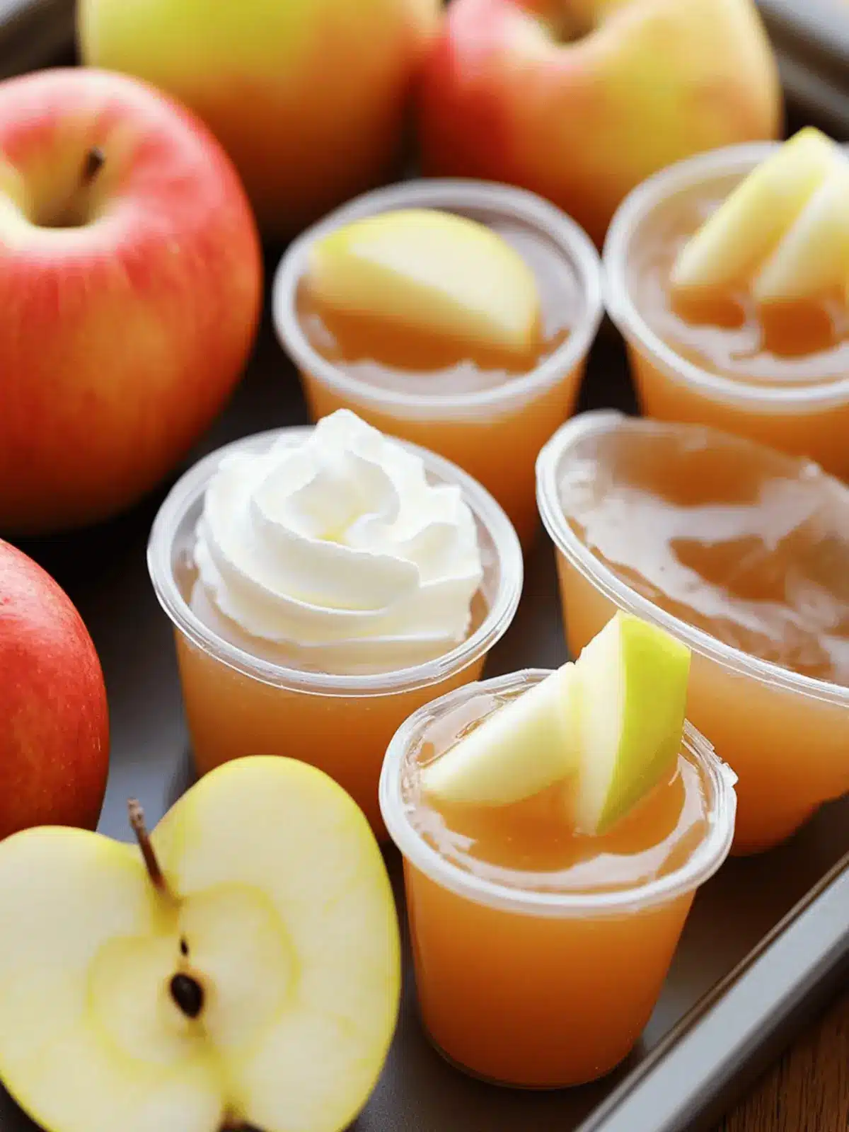 APPLE PIE JELLO SHOTS