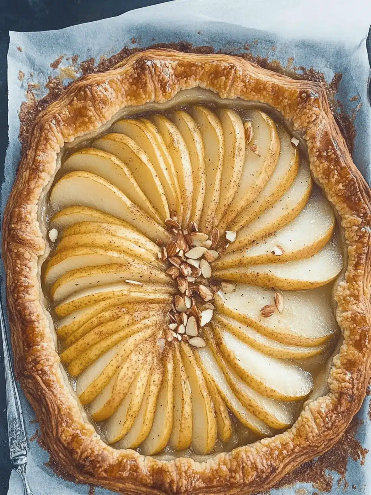Sweet Pear and Almond Galette