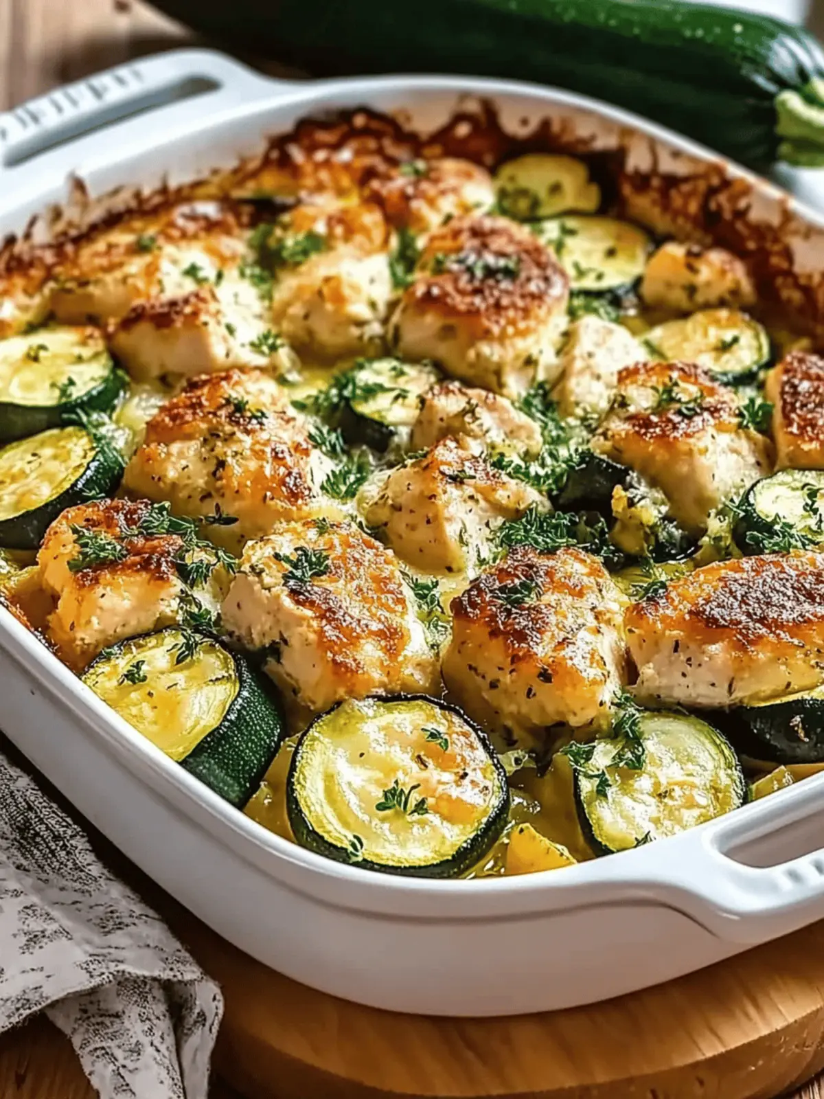 Easy Chicken Zucchini Bake for Busy Weeknight Dinners 3 Easy Chicken Zucchini Bake