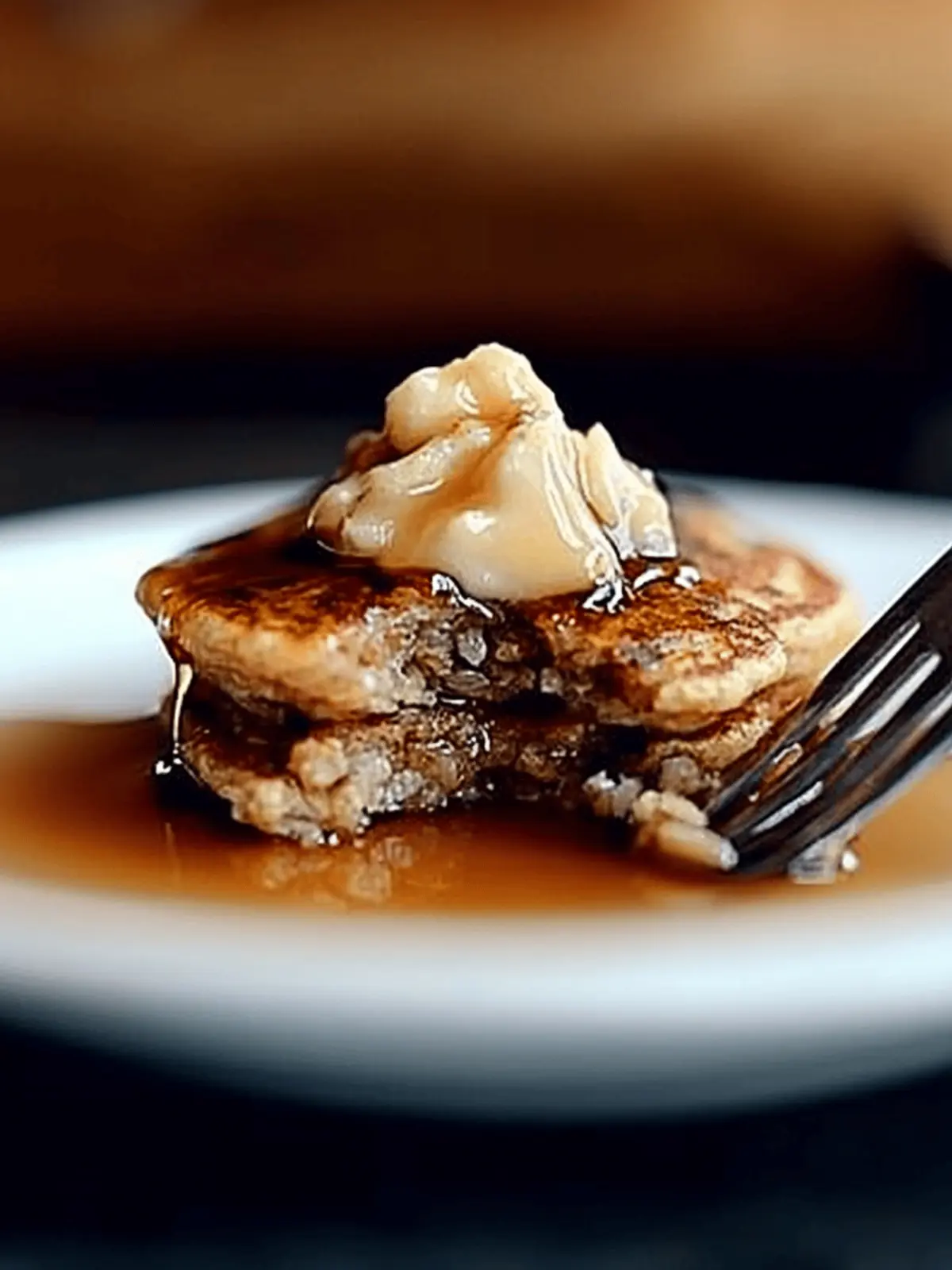 Hearty Wild Rice Pancakes with Maple Syrup for a Cozy Breakfast 3 Wild Rice Pancakes with Maple Syrup