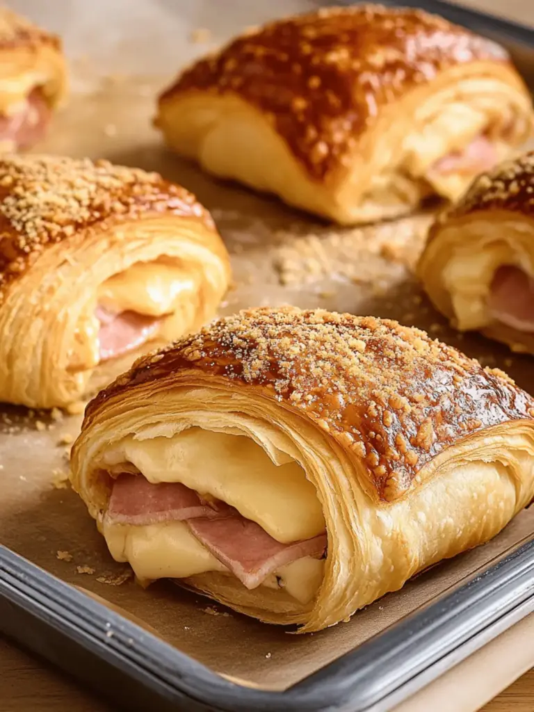 Ham and Cheese Croissants