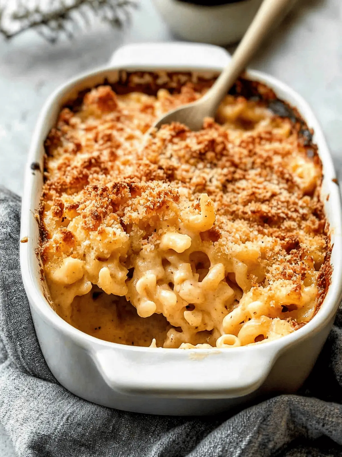 Creamy Baked Mac and Cheese with a Crunchy Surprise Topping 4 Baked Mac and Cheese