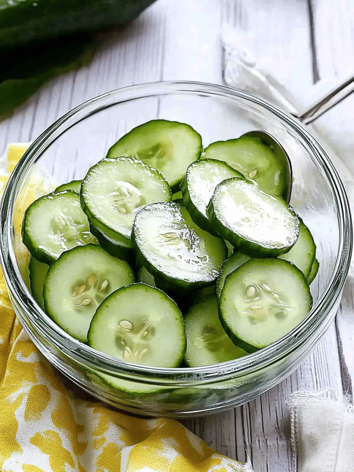 Cucumber Salad with Vinegar