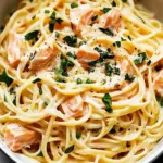 Healthier Smoked Salmon Linguine Ready in 30 Minutes 10 Healthier Smoked Salmon Linguine