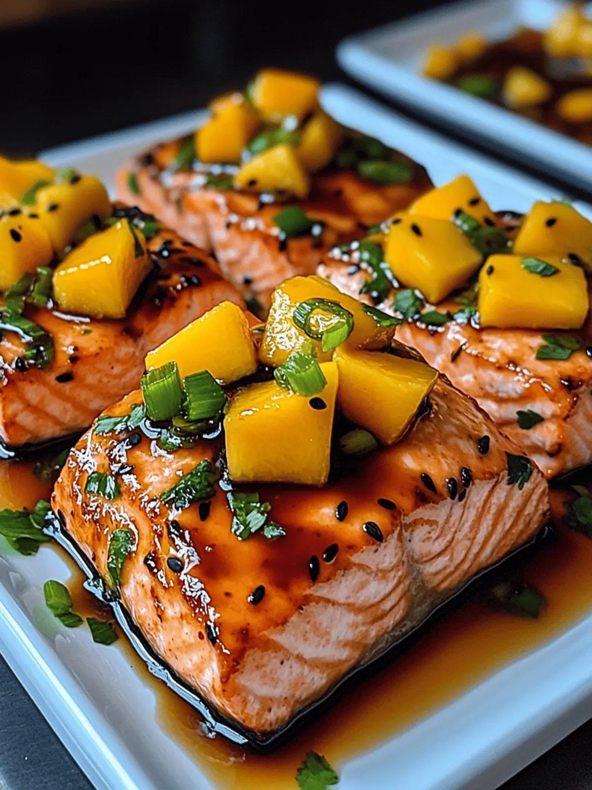 Mango Teriyaki Salmon: A Quick Tropical Flavor Explosion 2 Mango Teriyaki Salmon