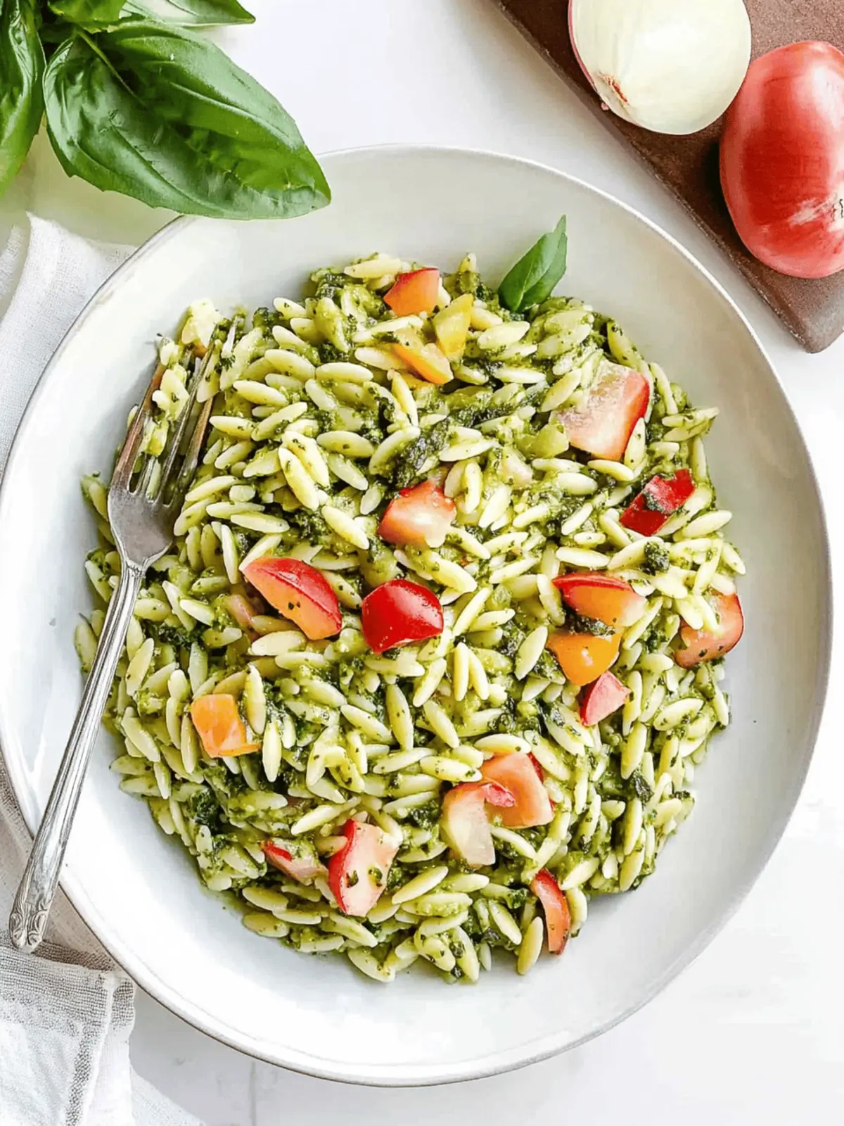 Delicious Pesto Orzo Salad: Fresh, Fast & Flavor-Packed! 2 Pesto Orzo Salad
