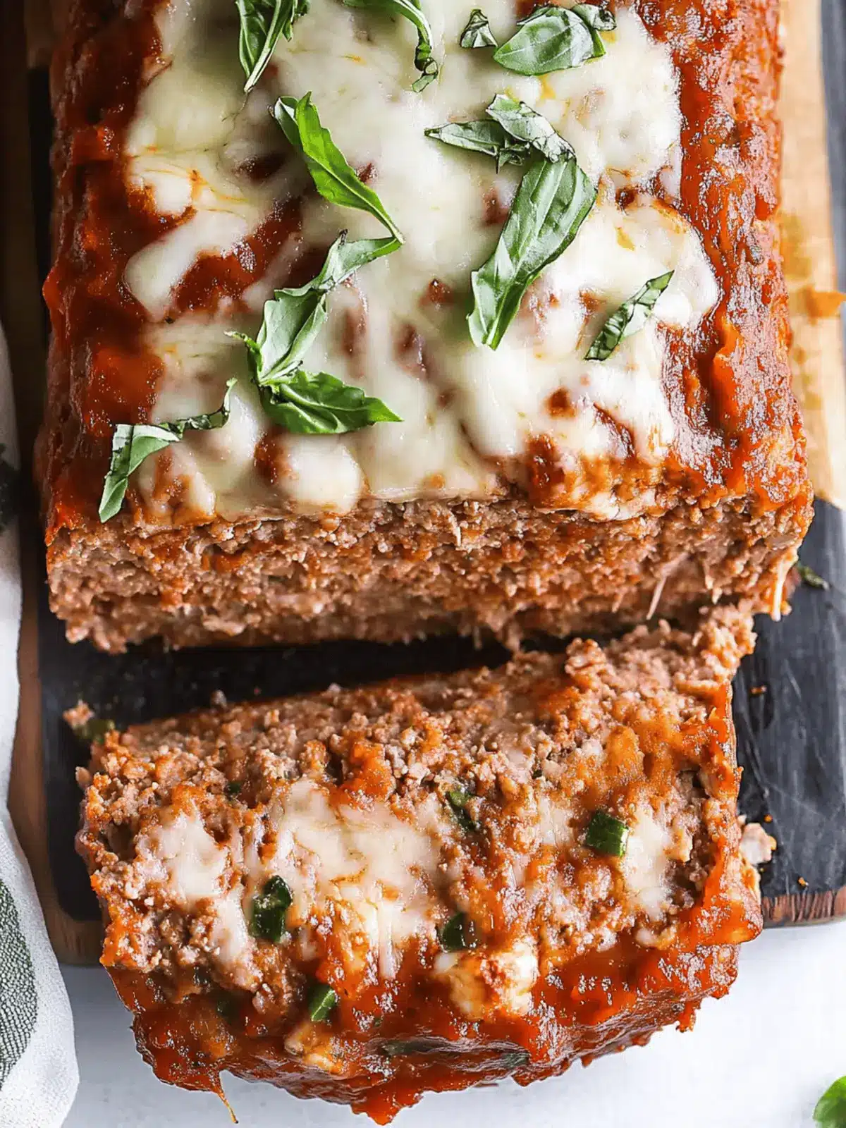 Irresistible Italian Meatloaf Loaded with Cheesy Goodness 3 Italian Meatloaf