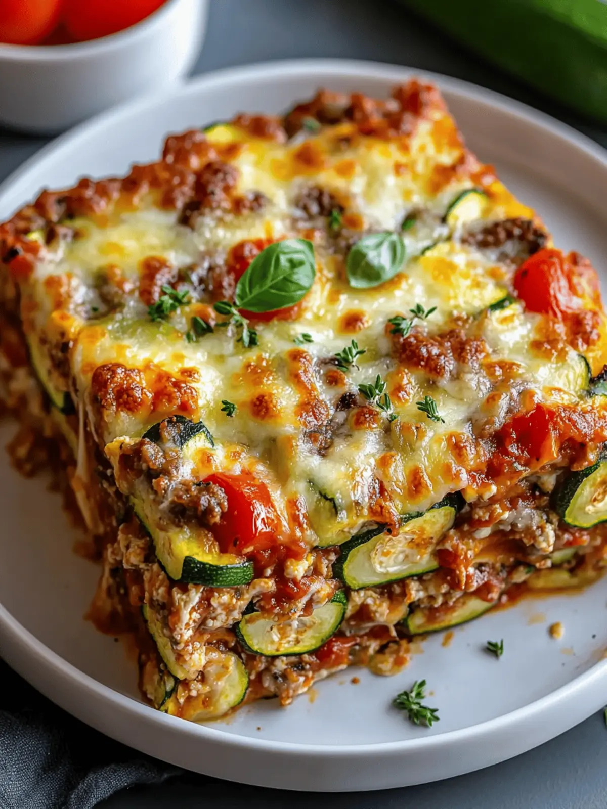 Zucchini Pizza Casserole: A Comforting Low-Carb Delight 5 Zucchini Pizza Casserole