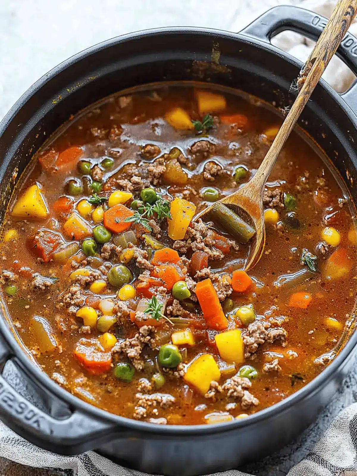 Crock Pot Cowboy Soup – Warm Comfort for Busy Nights 5 Crock Pot Cowboy Soup