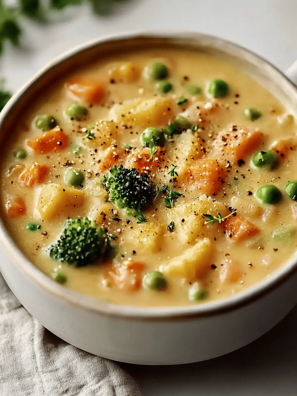 Comforting Veggie Pot Pie Soup Ready in 45 Minutes 2 Veggie Pot Pie Soup