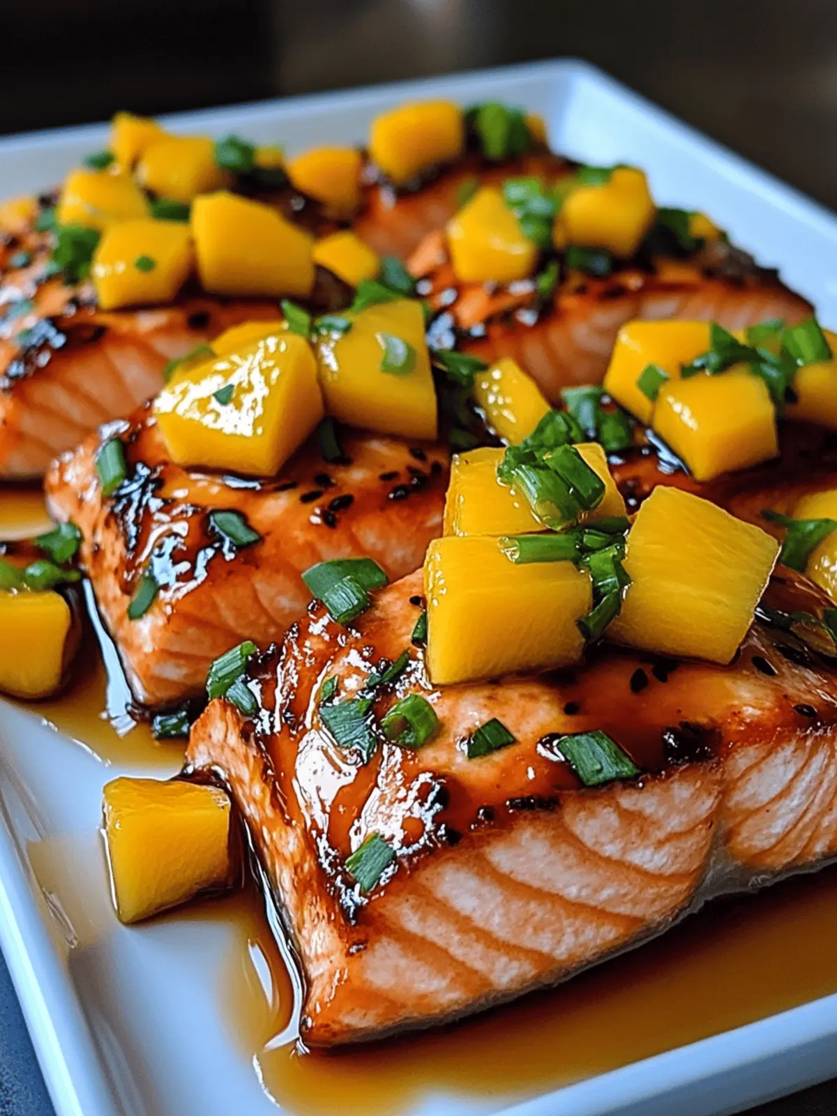 Mango Teriyaki Salmon: A Quick Tropical Flavor Explosion 4 Mango Teriyaki Salmon