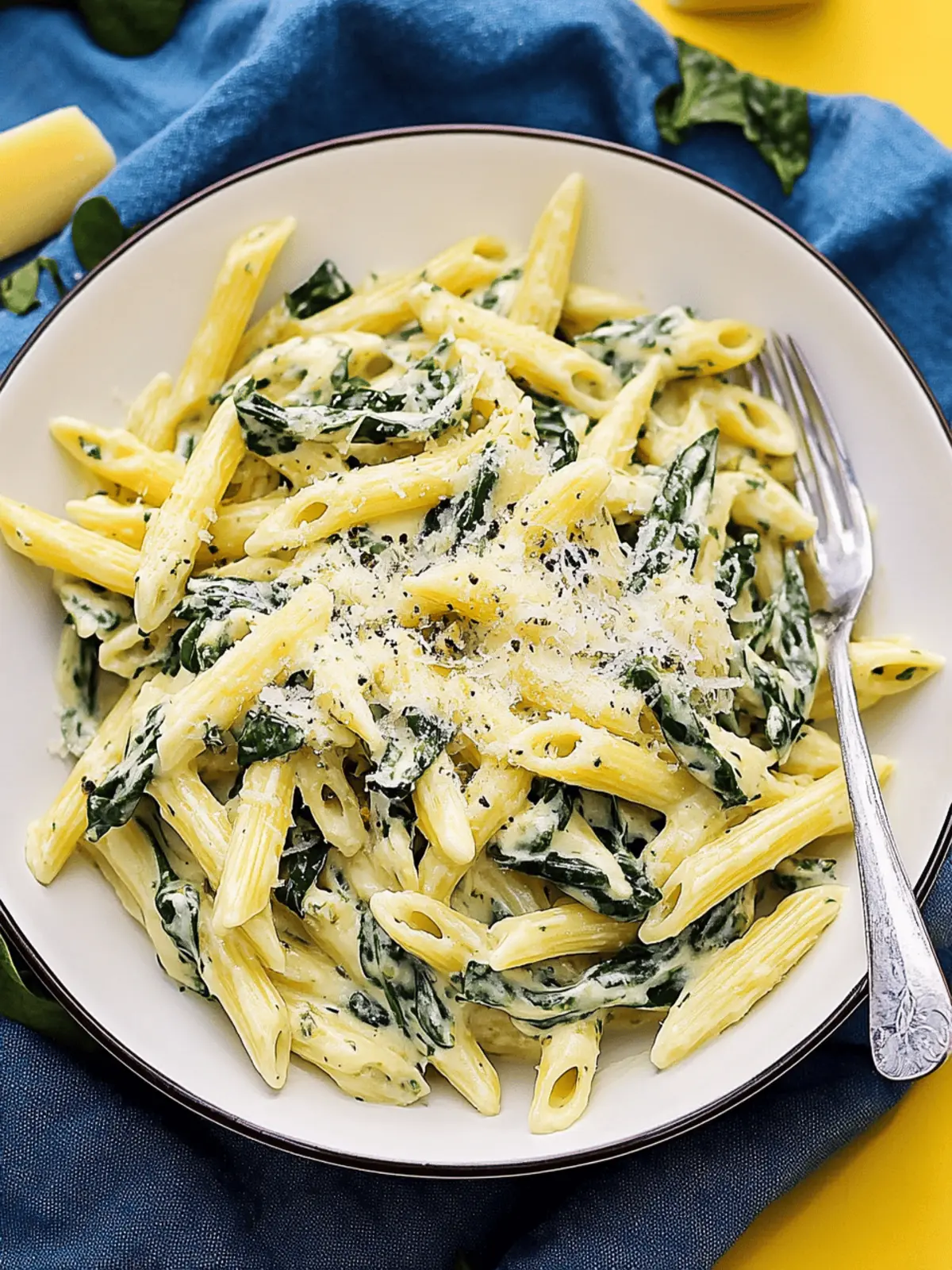Creamy Garlic Parmesan Pasta with Spinach You’ll Love in 20 Minutes 3 Creamy Garlic Parmesan Pasta with Spinach