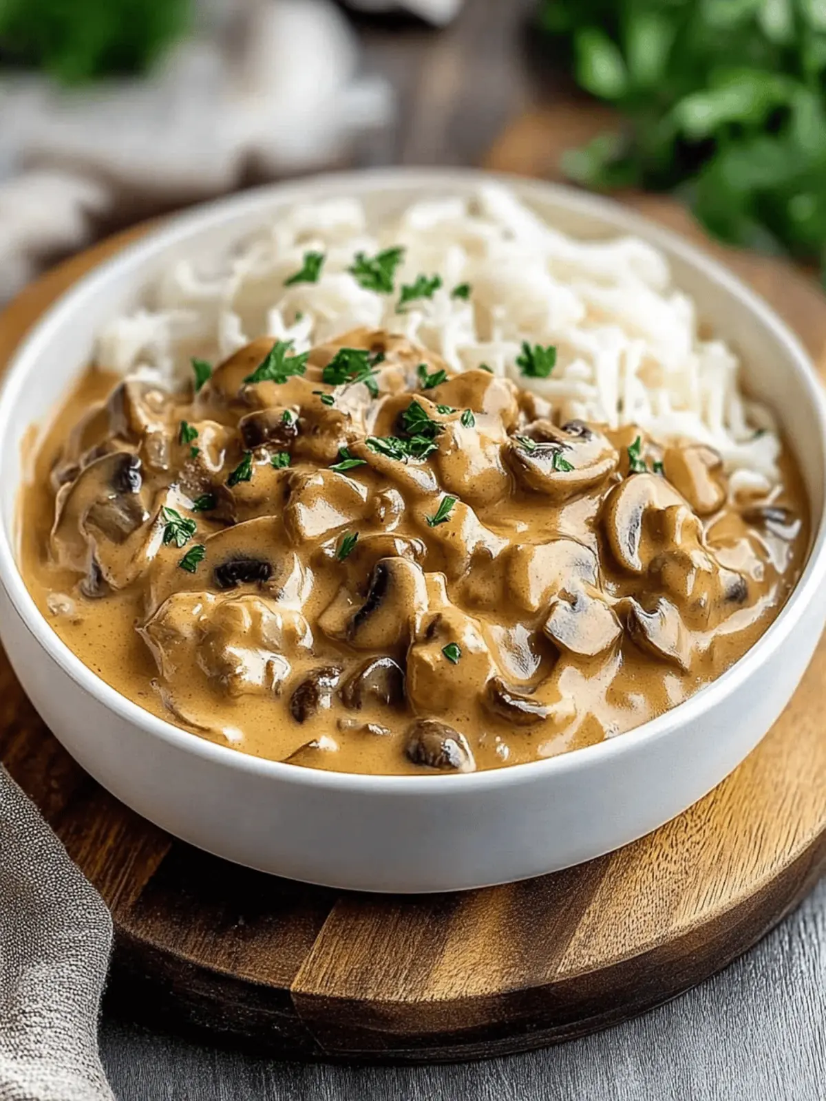 Savory Mushroom and Seitan Stroganoff for Cozy Nights 3 Mushroom and Seitan Stroganoff