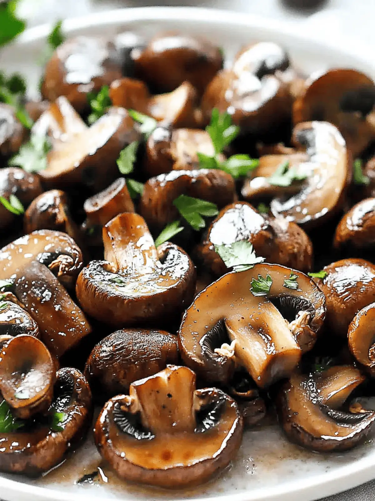 Savory Roasted Mushrooms with Butter and Garlic Magic 2 Roasted Mushrooms