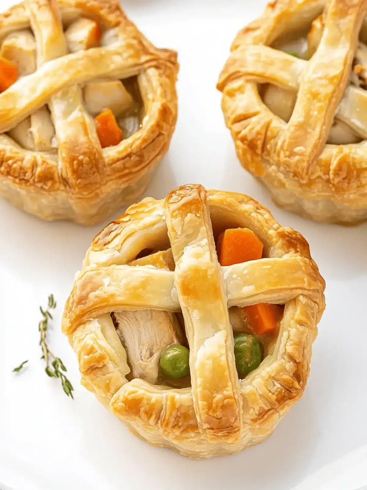 Mini Chicken Pot Pies: Cozy Comfort for Quick Dinners 2 Mini Chicken Pot Pies