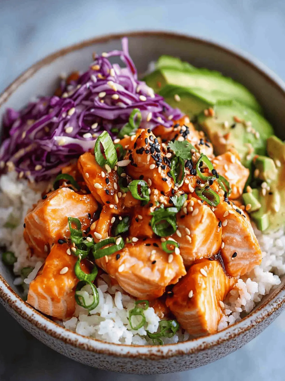Delicious Asian Spicy Salmon Bowl That'll Spice Up Your Dinner 4 asian Spicy Salmon Bowl