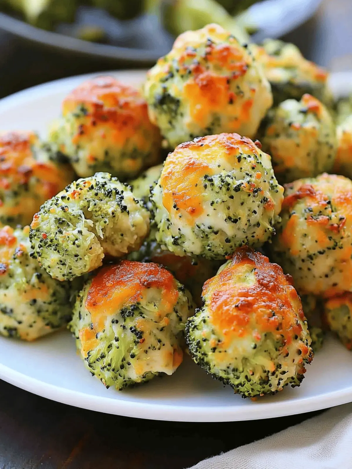 Cheesy Baked Broccoli Cheese Balls for Guilt-Free Snacking 3 Baked Broccoli Cheese Balls