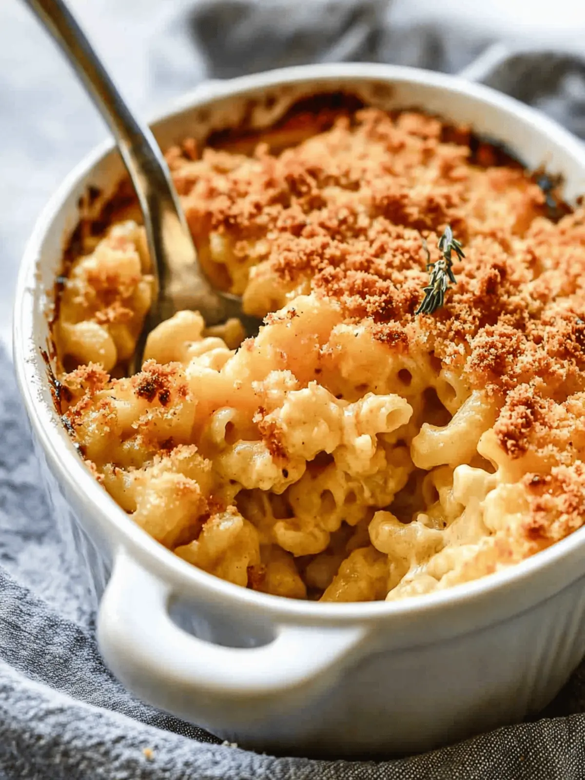 Creamy Baked Mac and Cheese with a Crunchy Surprise Topping 5 Baked Mac and Cheese