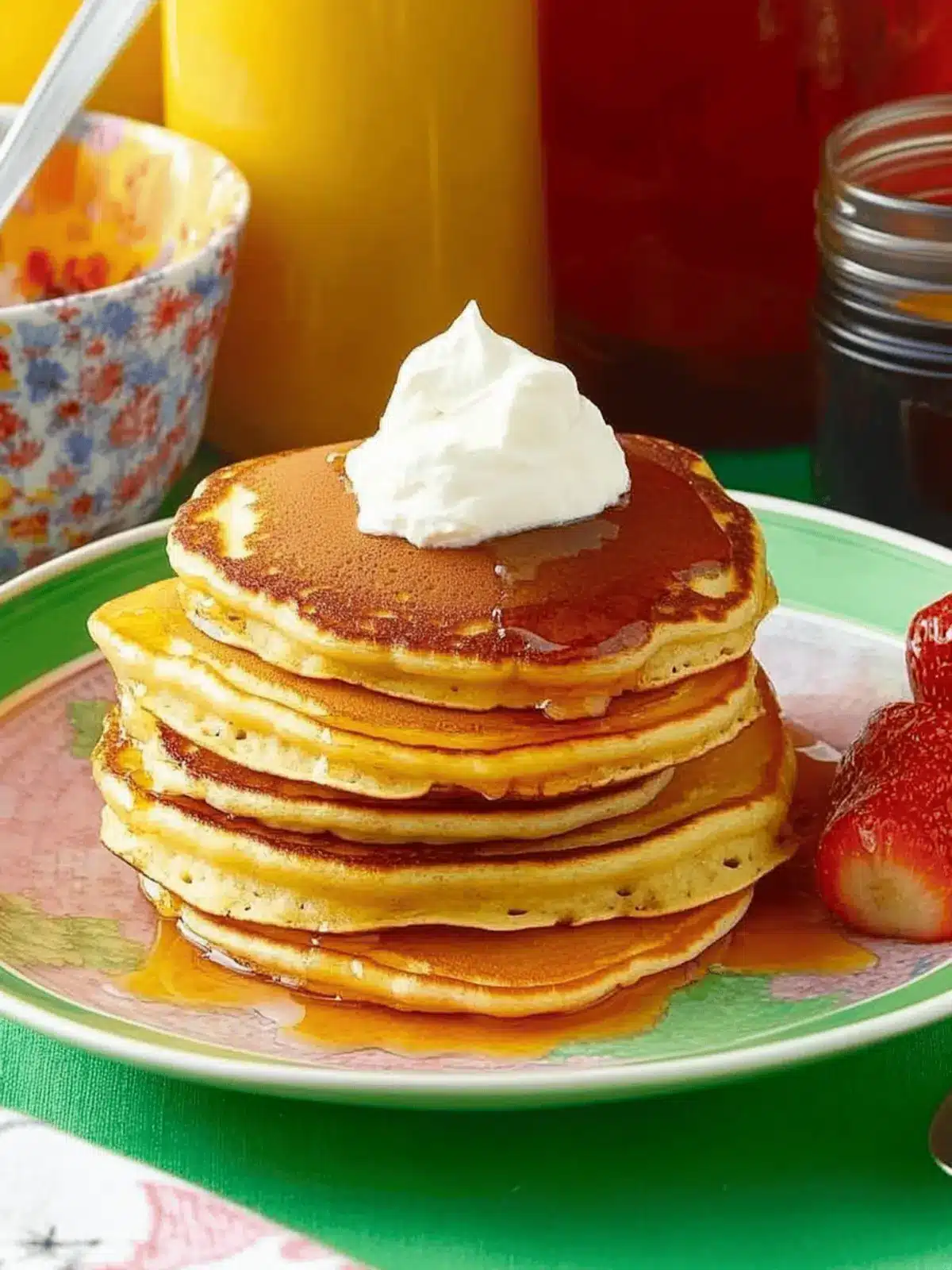 Savor the Fluff: Edna Mae's Sour Cream Pancakes Delight 4 Sour Cream Pancakes