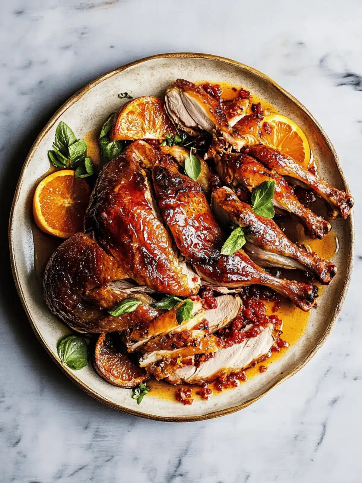 Orange-Maple Roast Duck Recipe