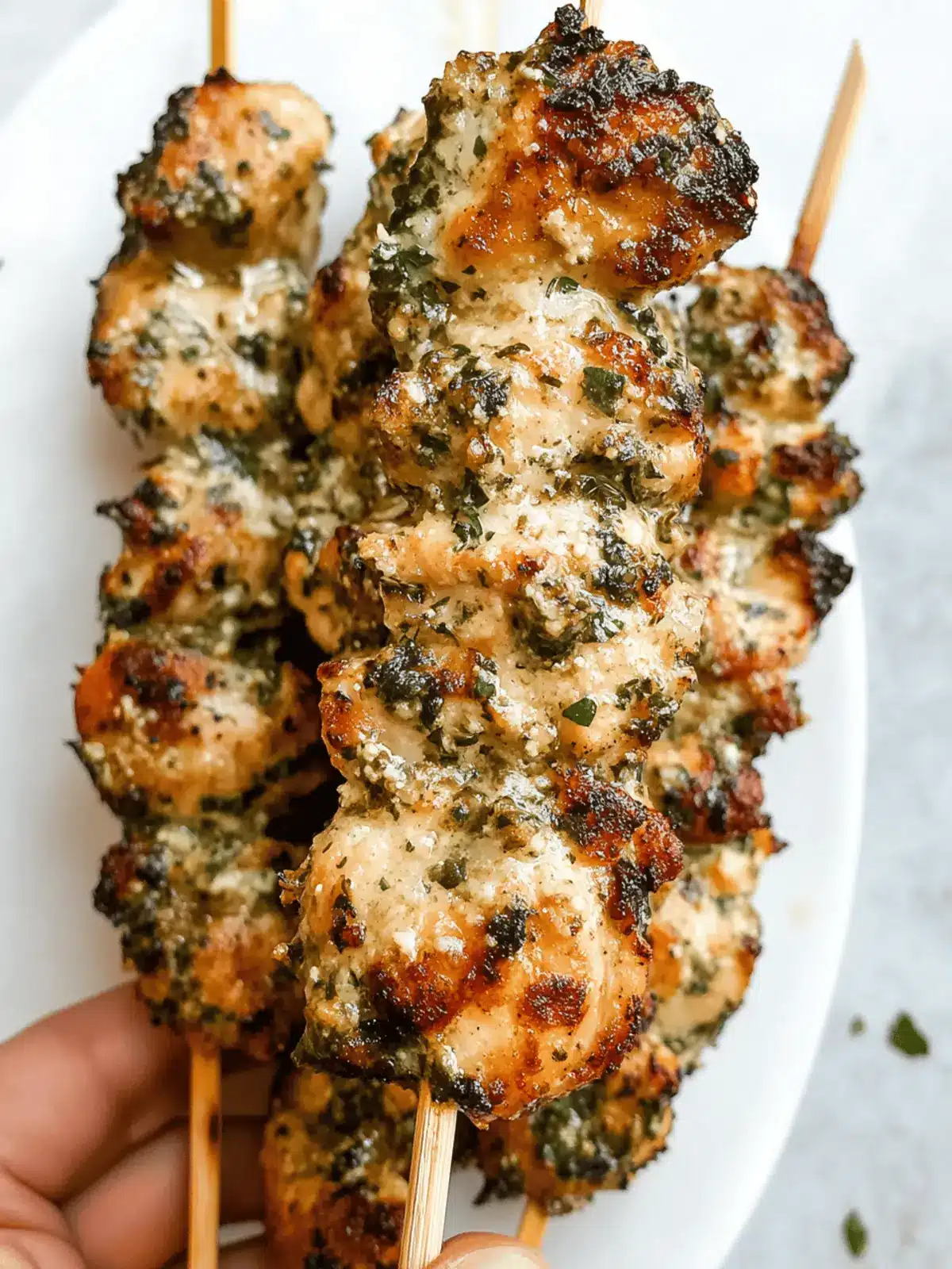 Savory Ranch Garlic Parmesan Chicken Skewers Made Easy 3 Ranch Garlic Parmesan Chicken Skewers