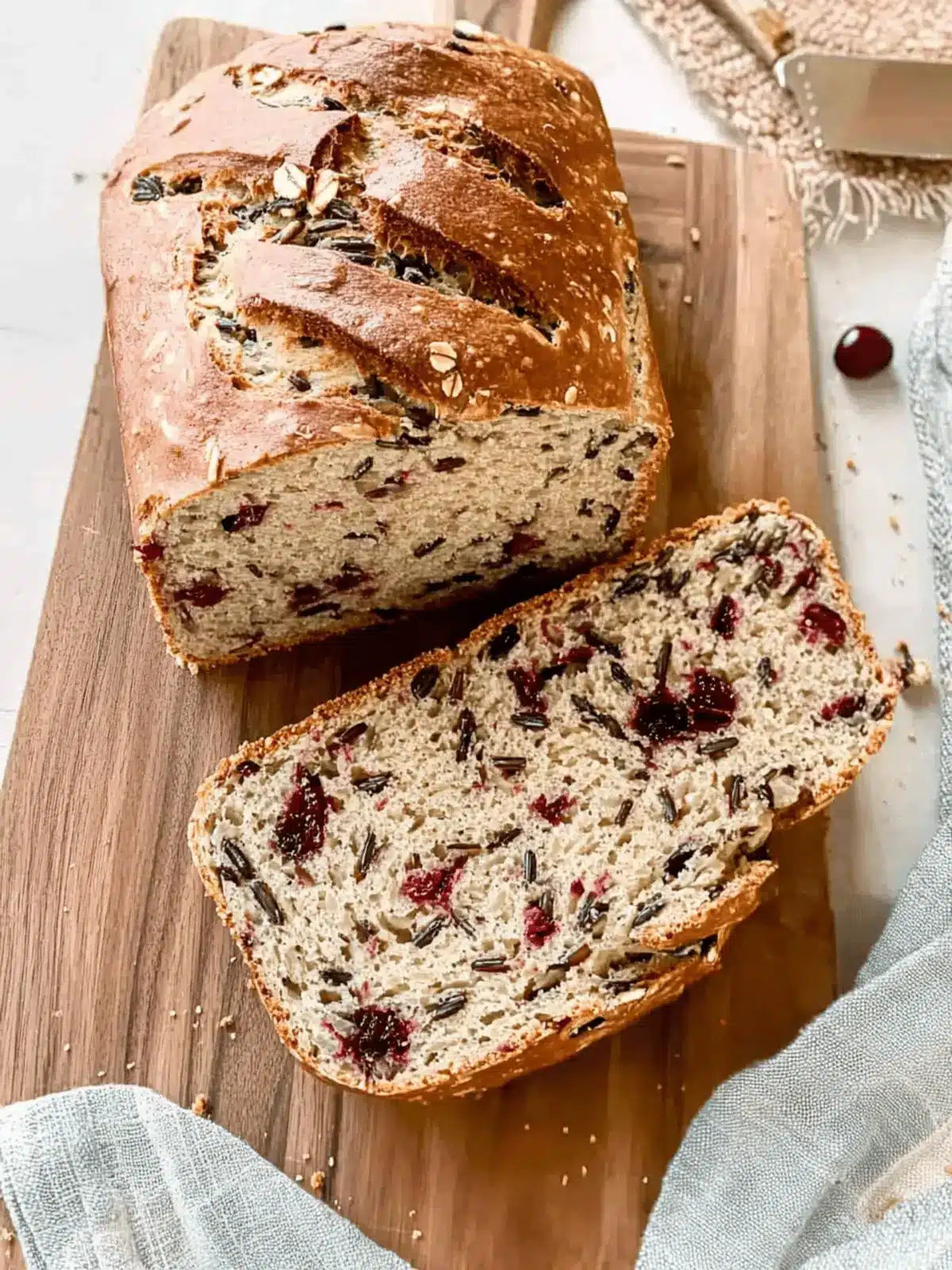 Cranberry Wild Rice Bread: Nutty, Sweet, and Totally Irresistible 3 Cranberry Wild Rice Bread