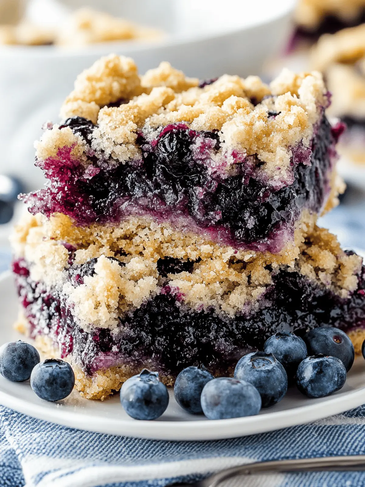 Blueberry Crumb Bars That Will Be Your New Summer Favorite 5 Blueberry Crumb Bars